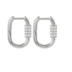 11mm Small Hoop Earrings 18K Gold Plated 925 Sterling Silver