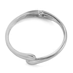 Women's Chunky Irregular Metal Open Cuff Bracelet and Ring