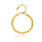 Stainless Steel Snake Chain Bracelet Unisex Hip Hop Jewelry