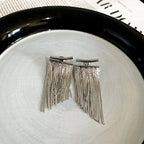 Geometric Tassel Drop Earrings Vintage Style Jewelry for Women