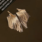 Geometric Tassel Drop Earrings Vintage Style Jewelry for Women