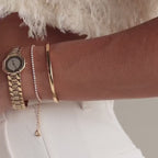 Minimalist Adjustable Stainless Steel Open Cuff Bangle Bracelet